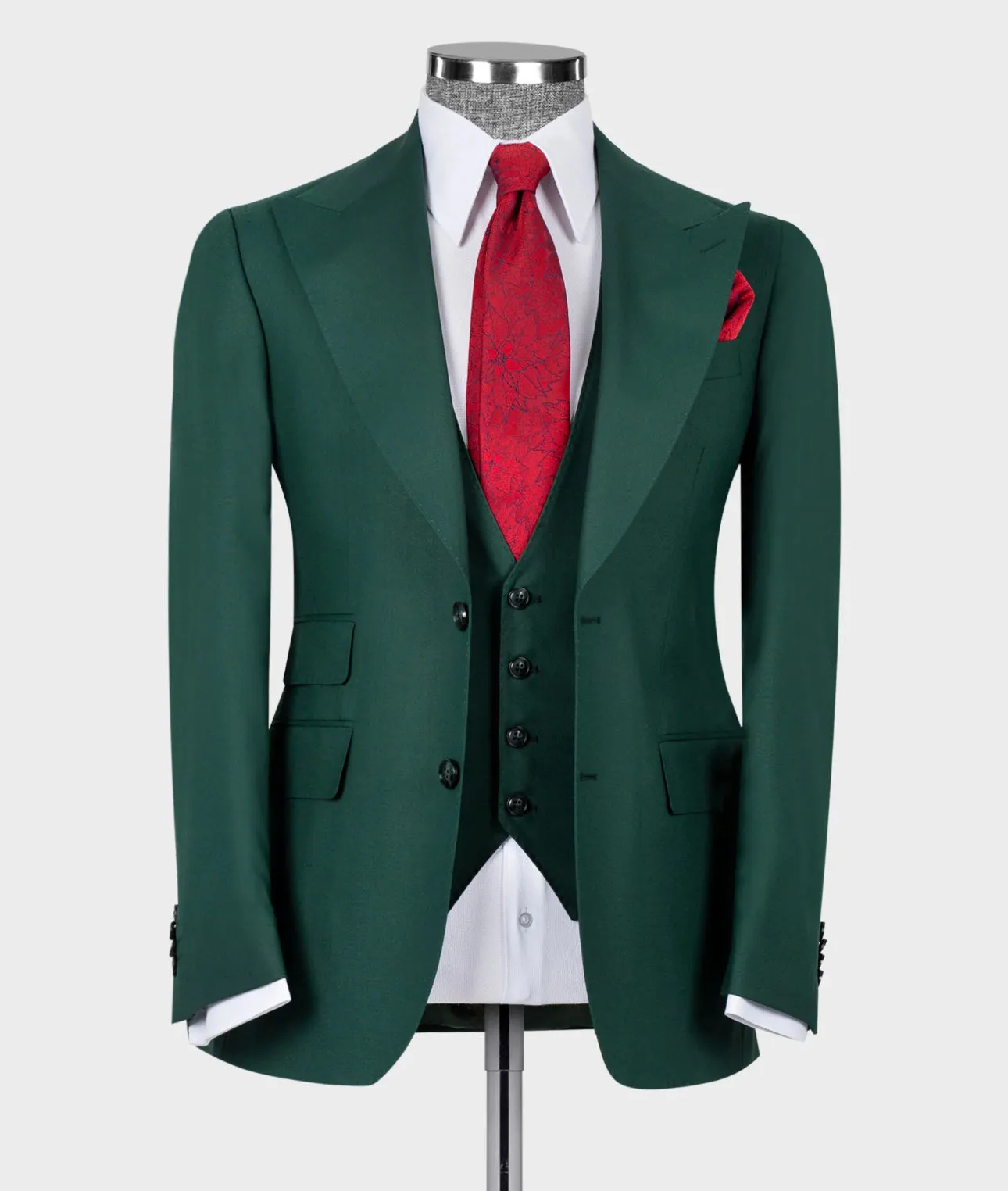 3 Piece Suit | Red