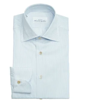 Avino Striped Dress Shirt / Light Blue