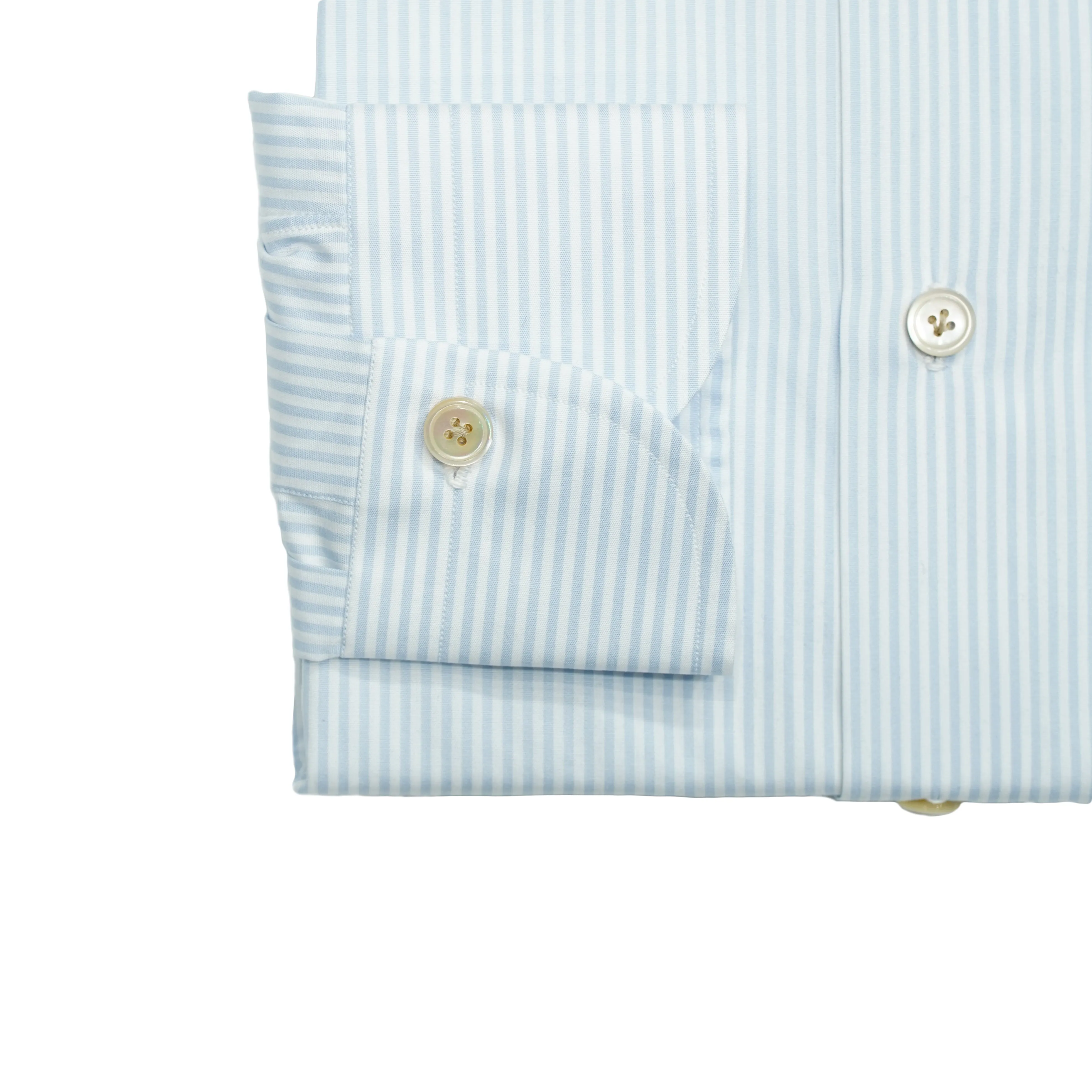 Avino Striped Dress Shirt / Light Blue