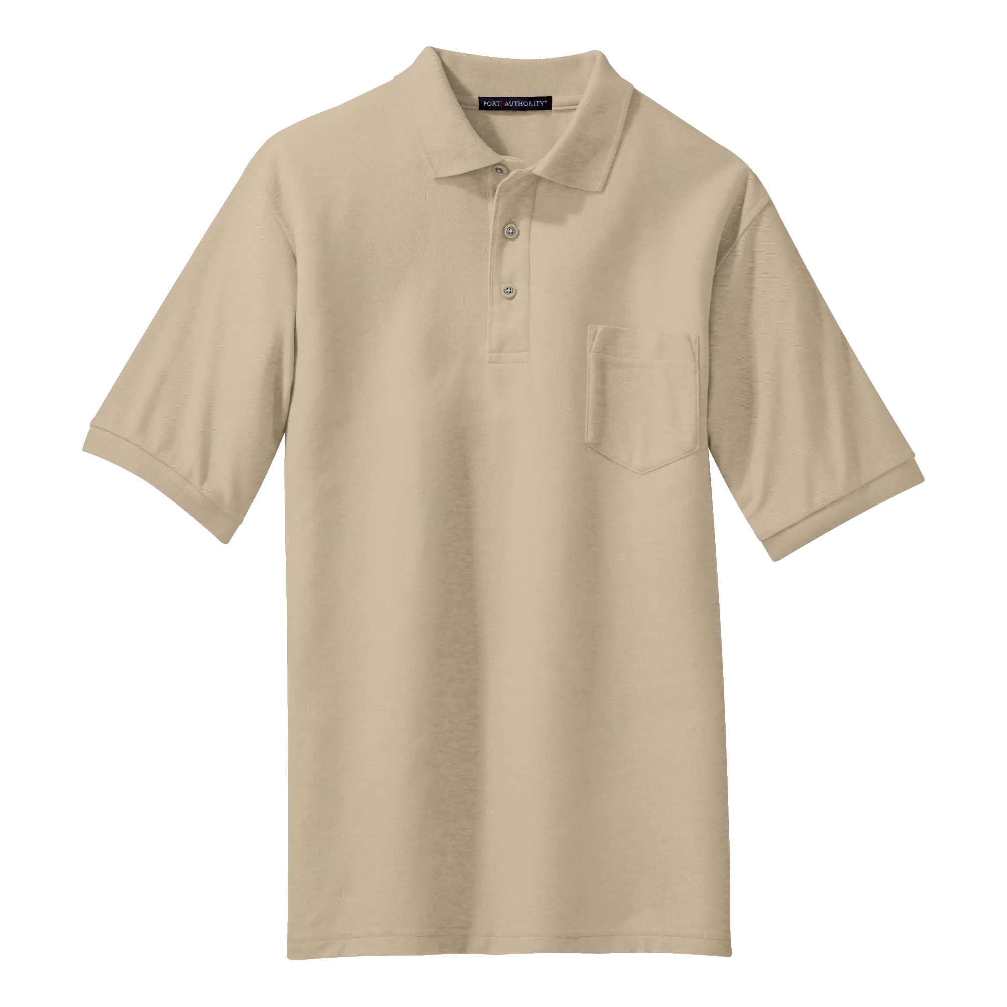 B1308MP Mens Silk Touch Pocket Polo