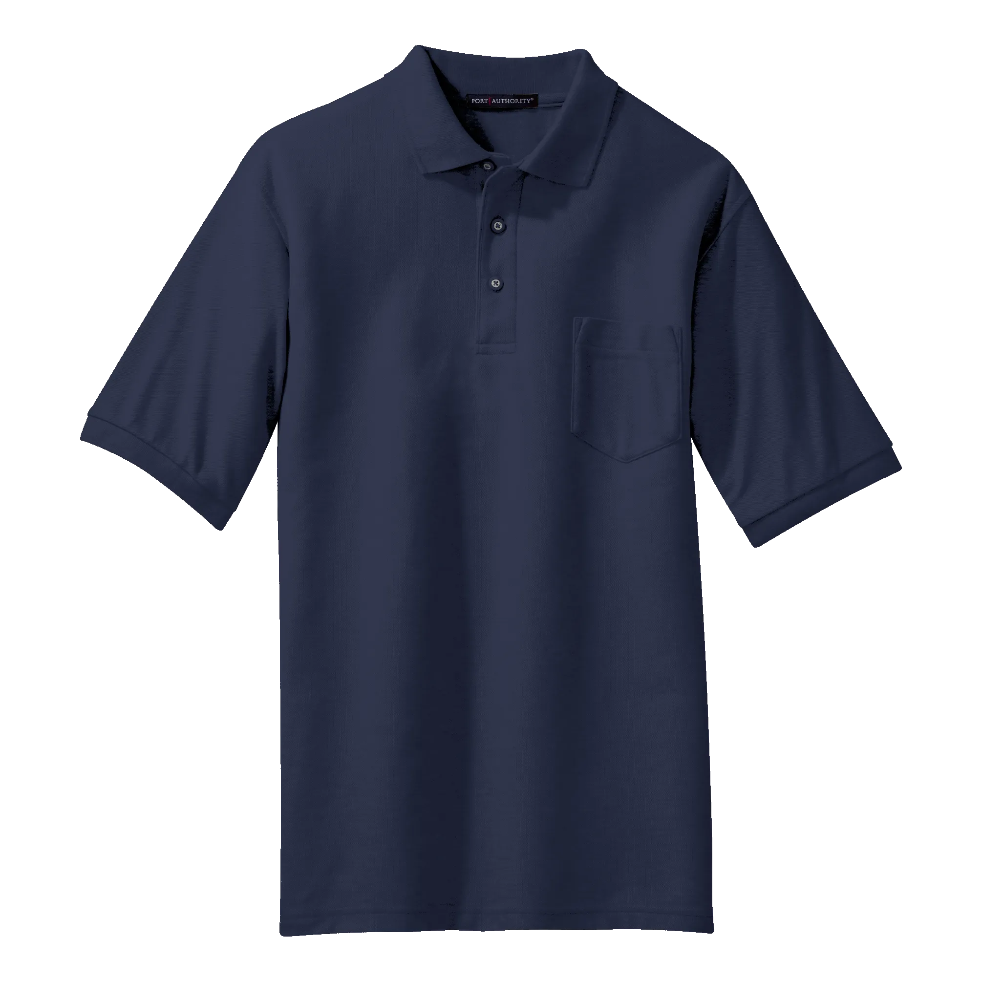 B1308MP Mens Silk Touch Pocket Polo