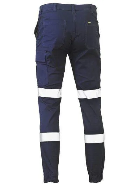 Bisley Taped Biomotion Stretch Cotton Drill Work Pants BPC6028T