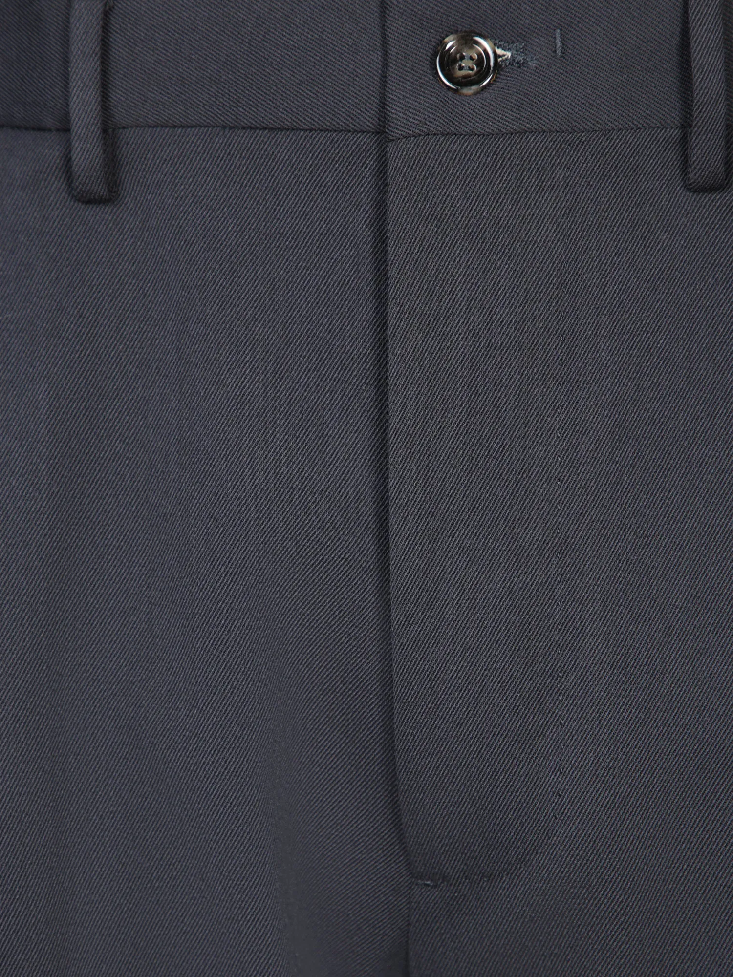 Blue Stretch Wool Pants