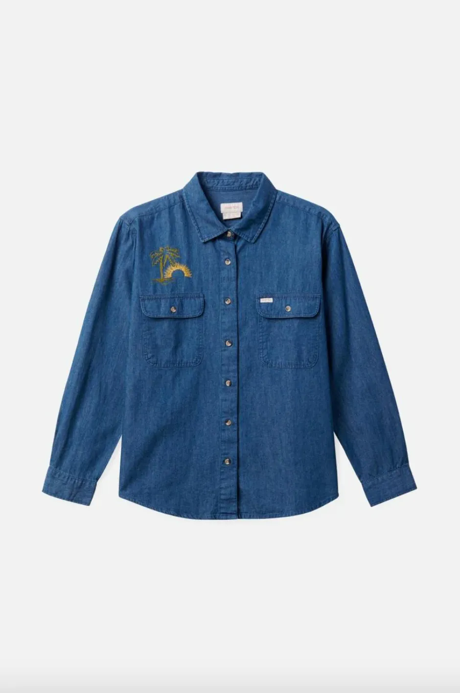 Brixton Womens Bowery Over Shirt - Indigo