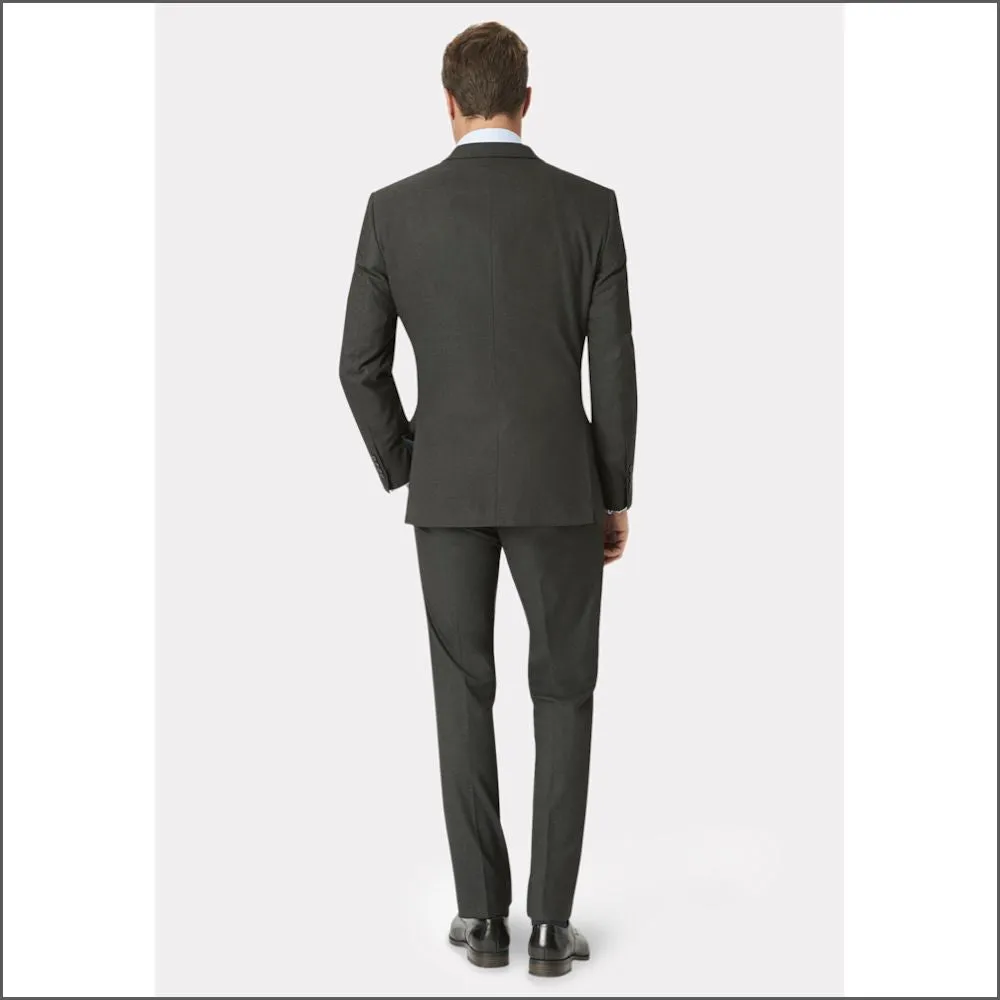 Brook Taverner Dijon Charcoal Suit-