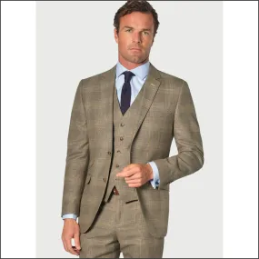 Brook Taverner Ribblesdale Olive check Suit-