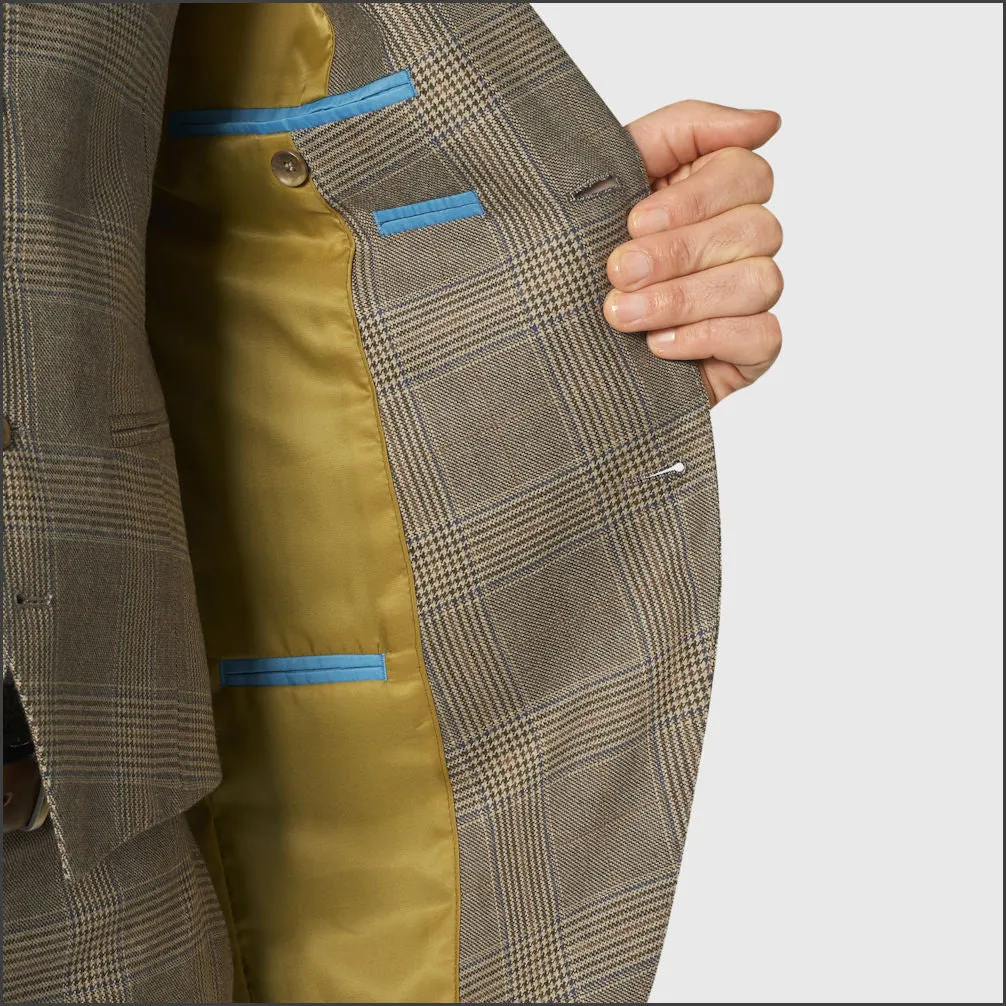 Brook Taverner Ribblesdale Olive check Suit-