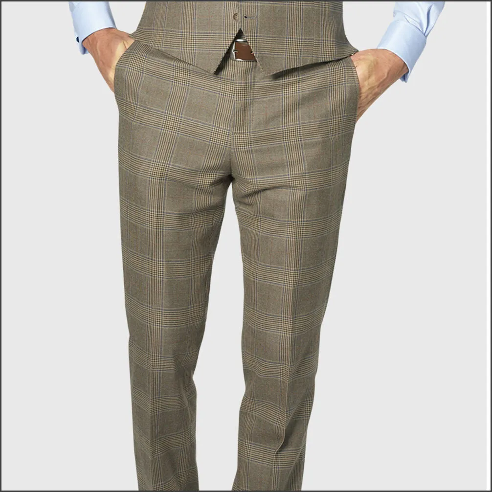 Brook Taverner Ribblesdale Olive check Suit-