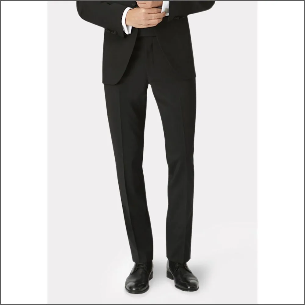 Brook Taverner Sapphire Satin Lapel Dinner Suit--