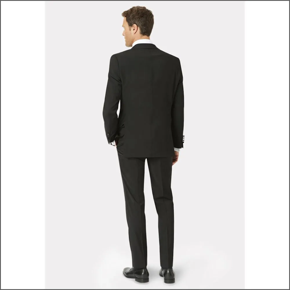 Brook Taverner Sapphire Satin Lapel Dinner Suit--