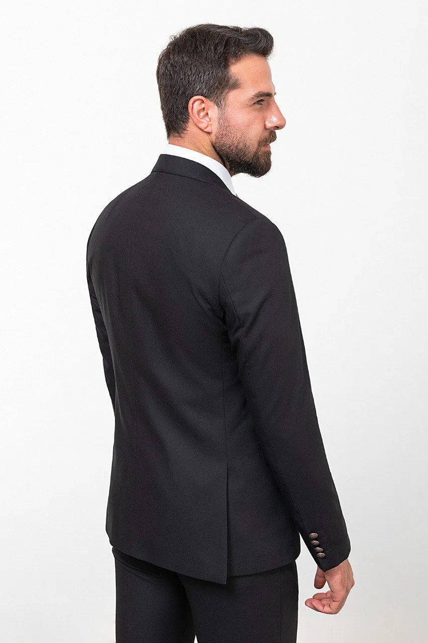 Classic Black 3-Piece Suit