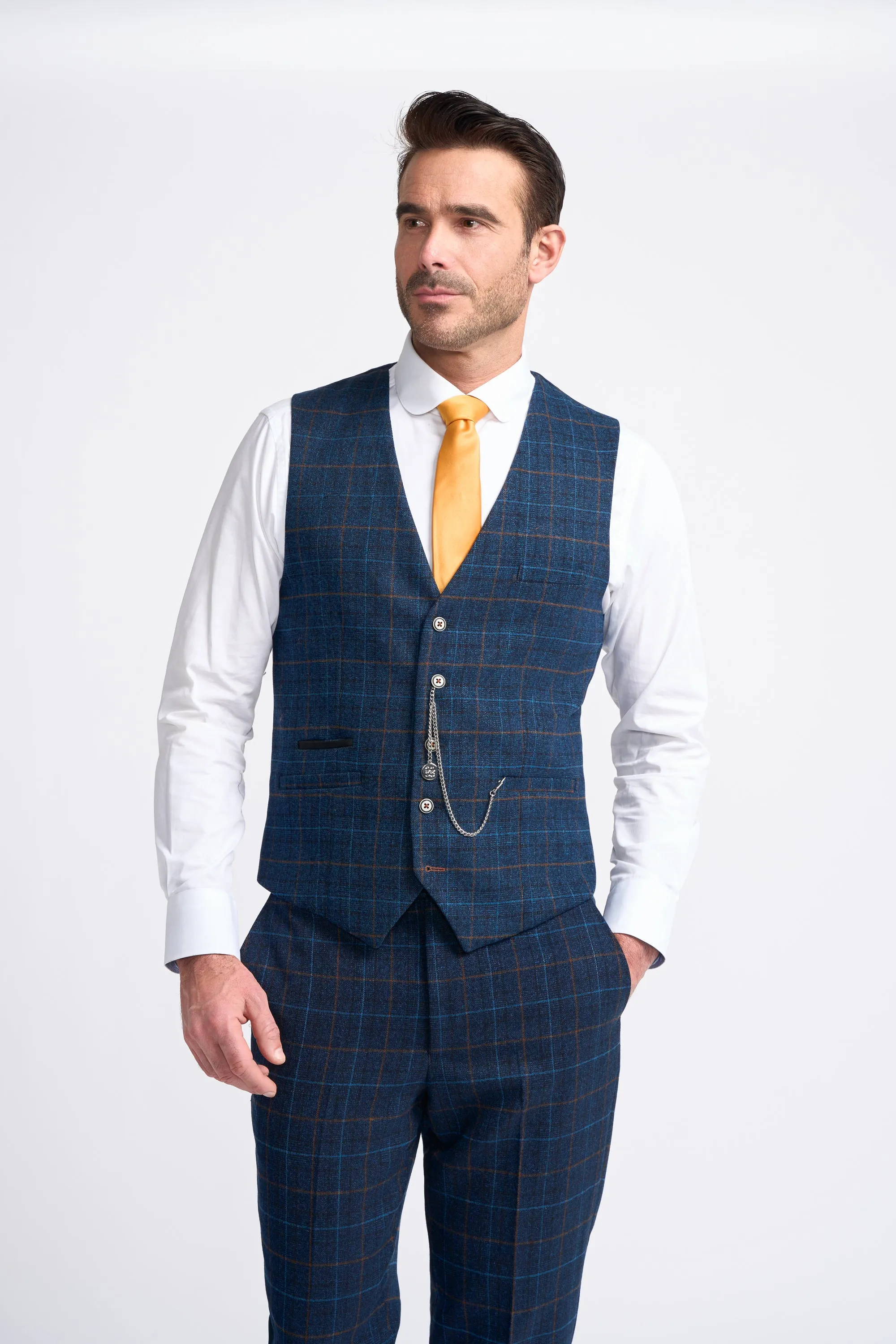 Cody Blue Three Piece Suit