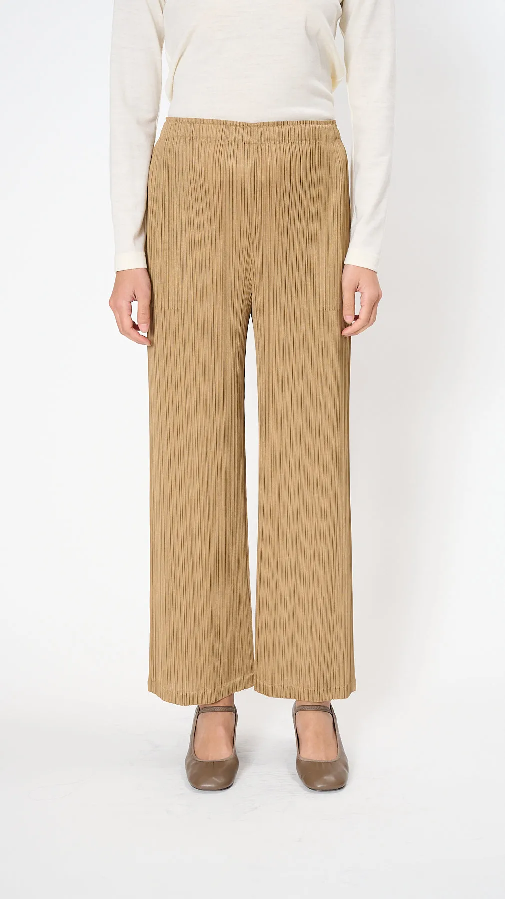 December Monthly Colors Pants in Sand Beige