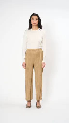 December Monthly Colors Pants in Sand Beige