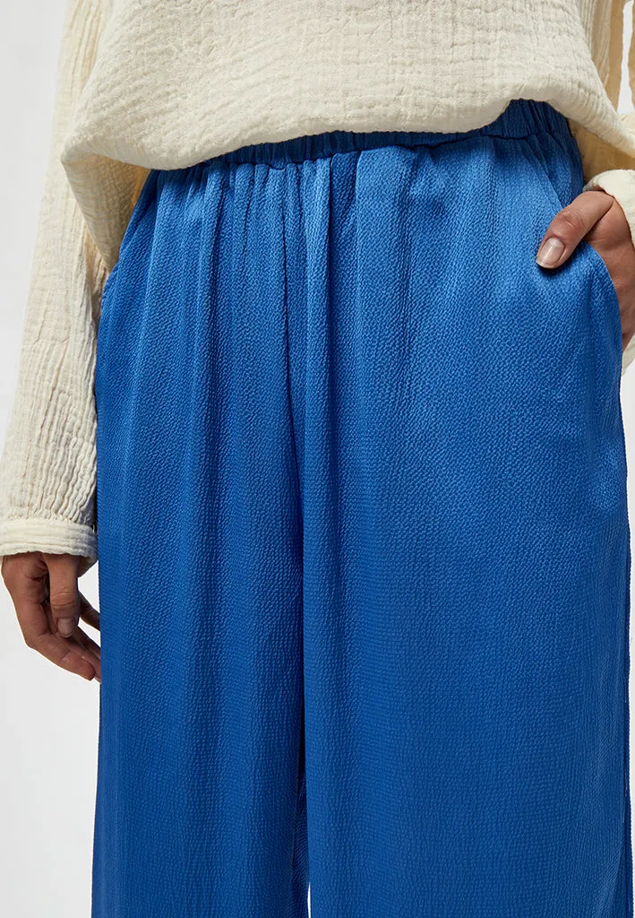 Elotta High Waisted Wide Leg Pant - NEBULAS BLUE