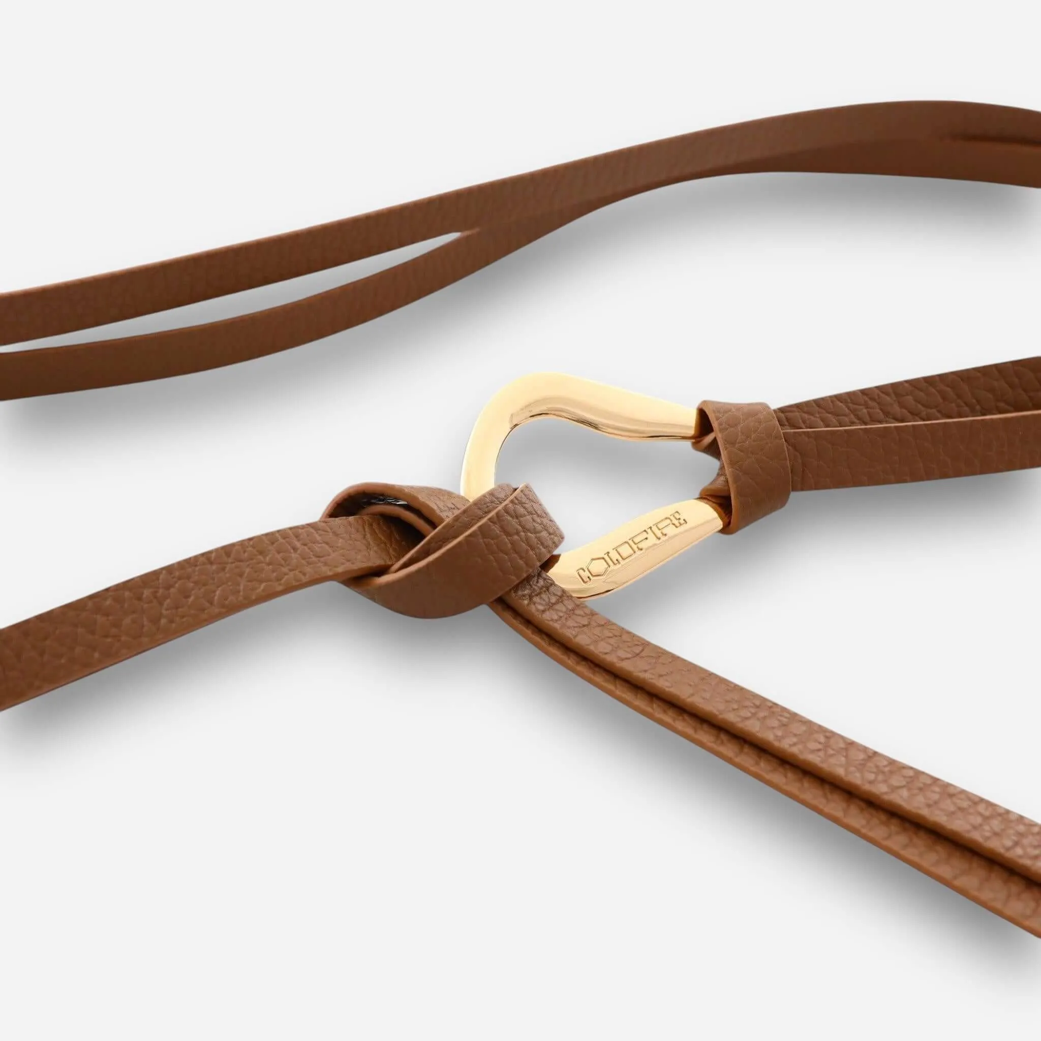 Elysian Knot Belt - Taupe Gold