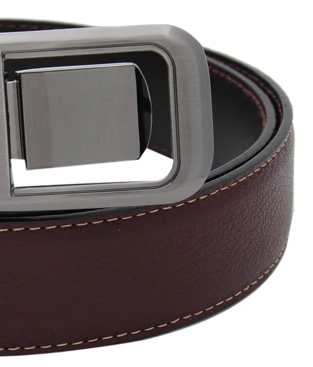 Fine Milled Semi Formal Leather Mens Belt