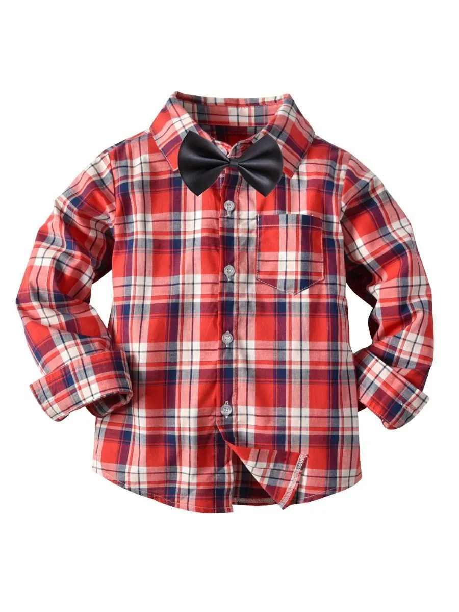 Gentleman 4-Piece Autumn Toddler Boys Party Suit