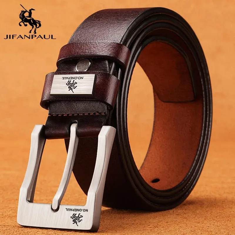 Genuine Leather High Quality Buckle Belt