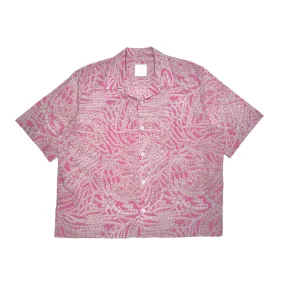 Givenchy Hawaiian Pearl Button Up Shirt Pink Pre-Owned