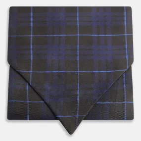 Green Tartan Silk Cravat