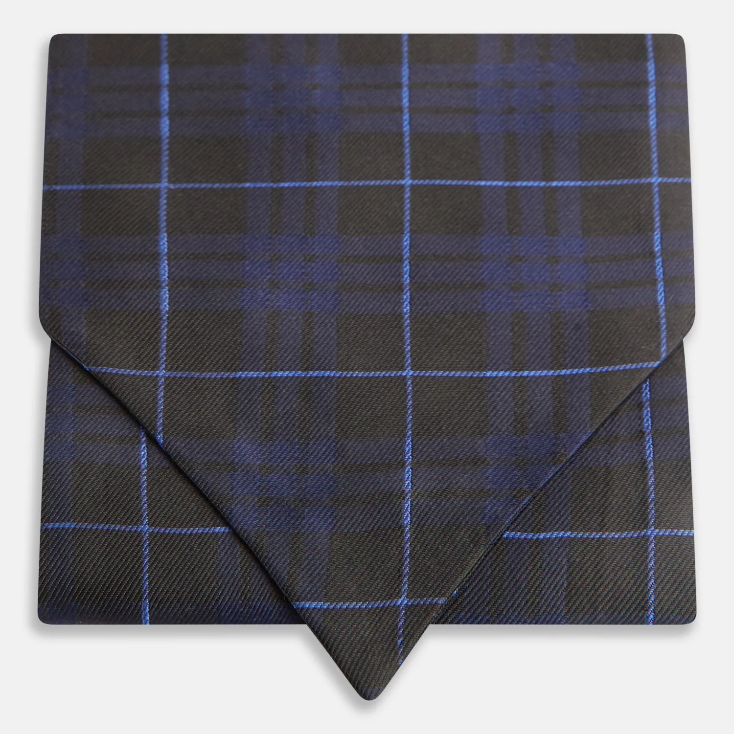 Green Tartan Silk Cravat