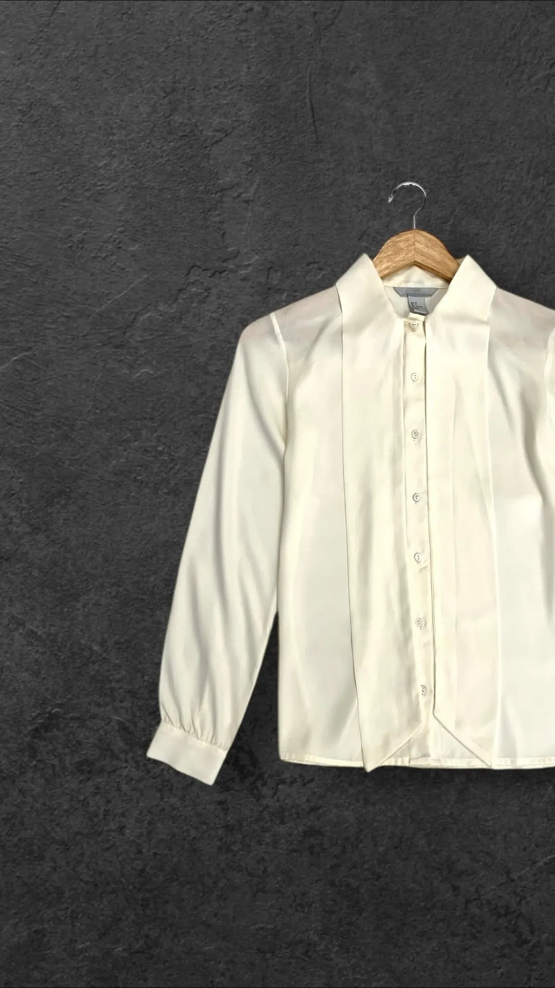 H&M BUTTON UP SILK SHIRT