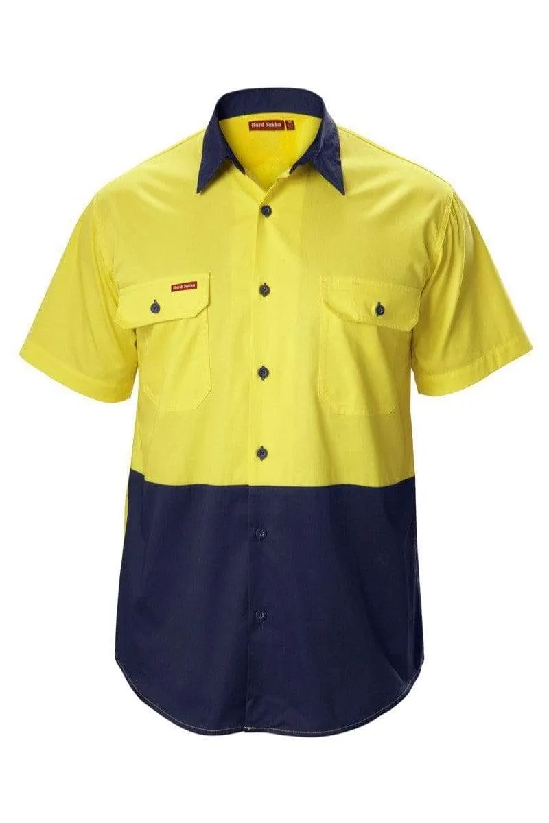 Hard Yakka Koolgear Hi Vis Vented Shirt Y07559