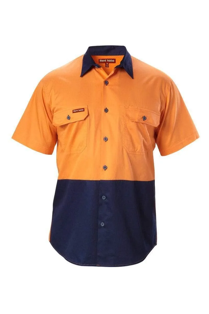 Hard Yakka Koolgear Hi Vis Vented Shirt Y07559