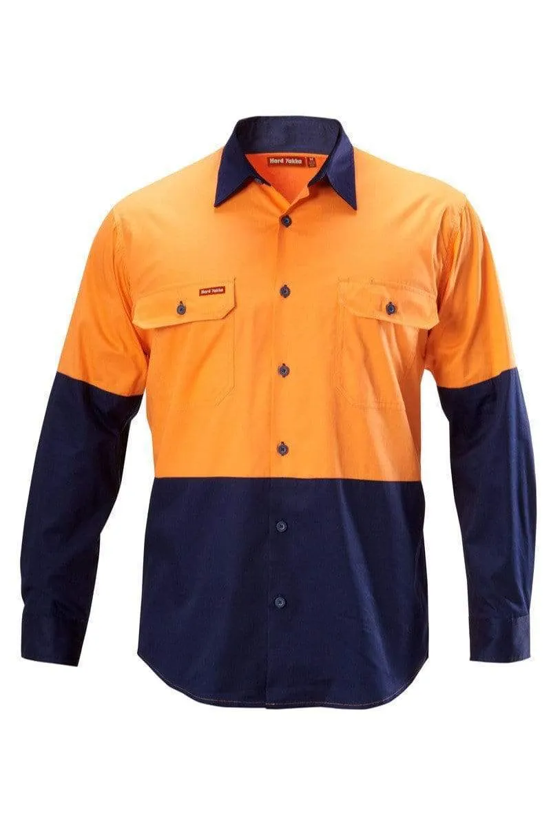 Hard Yakka Koolgear Hi-visibility Cotton Ventilated Shirt Y07558