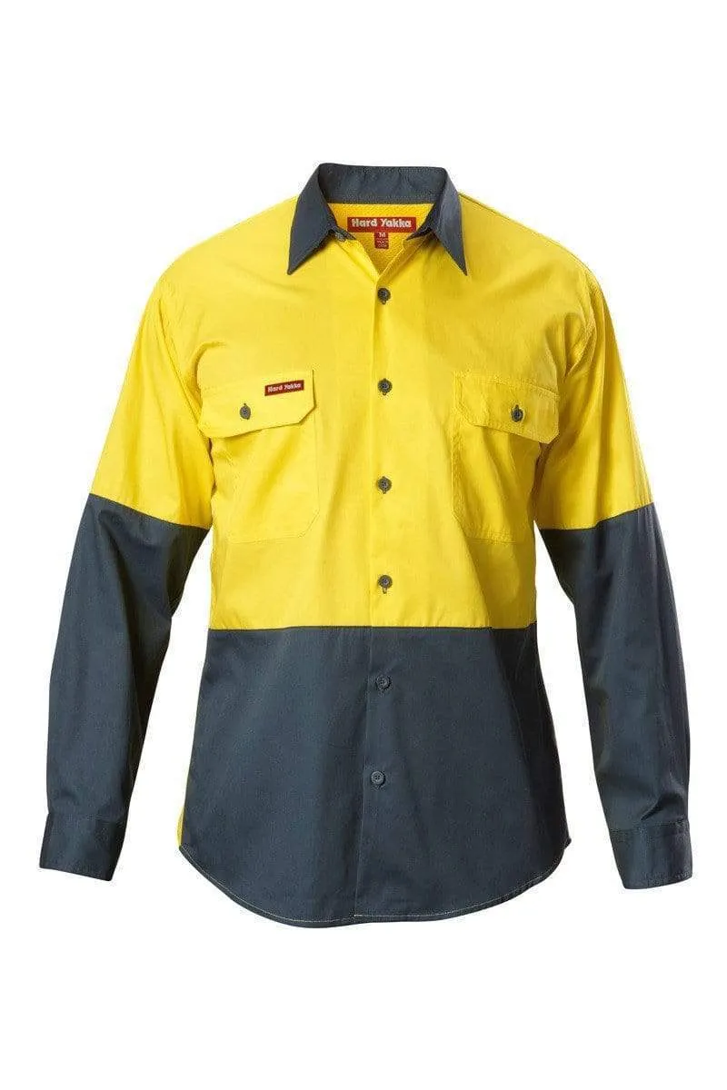 Hard Yakka Koolgear Hi-visibility Cotton Ventilated Shirt Y07558