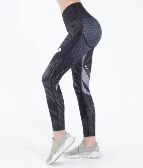 Hex Contour Leggings - Black