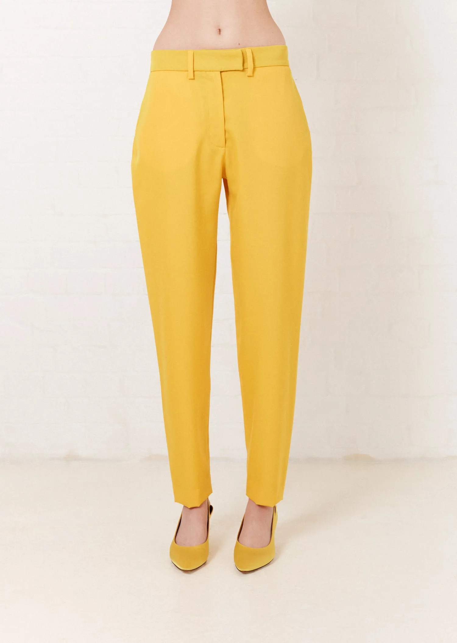 House of Holland Yellow Tailored Trouser