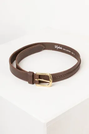 Ladies Plaited Leather Belt