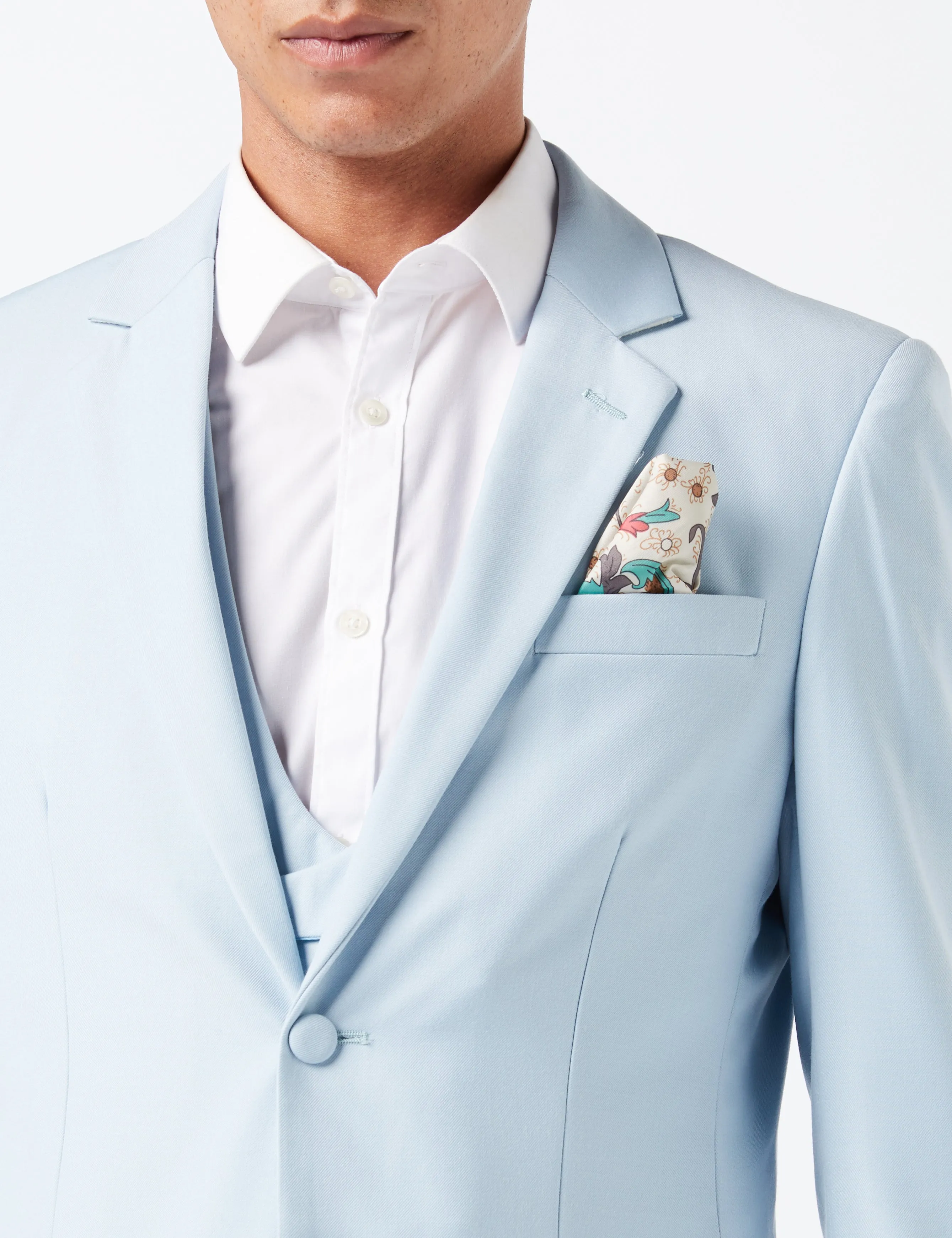 LETE - Pale Blue Summer Wedding Suit