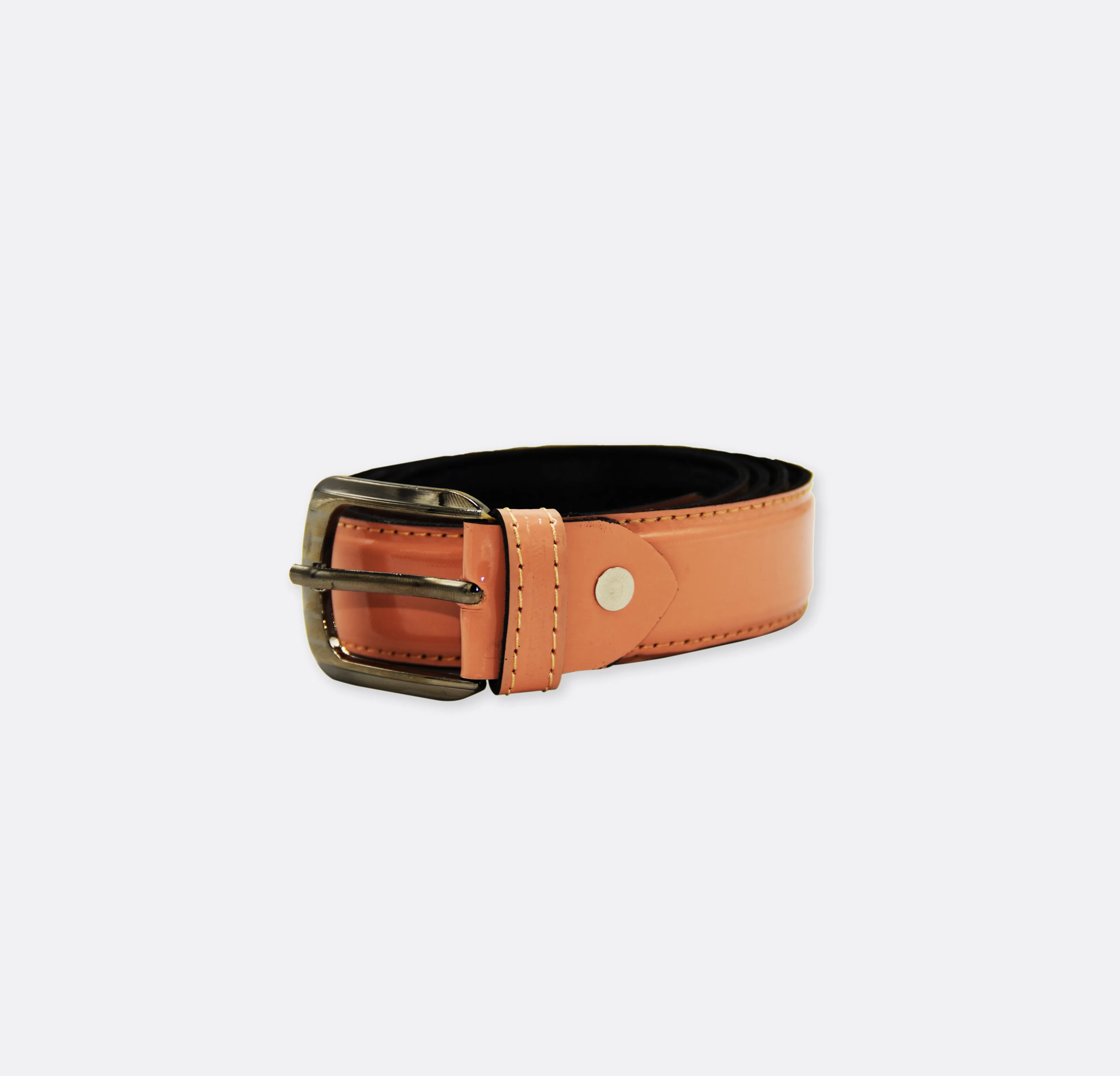 Luxury rose florentine leather belt