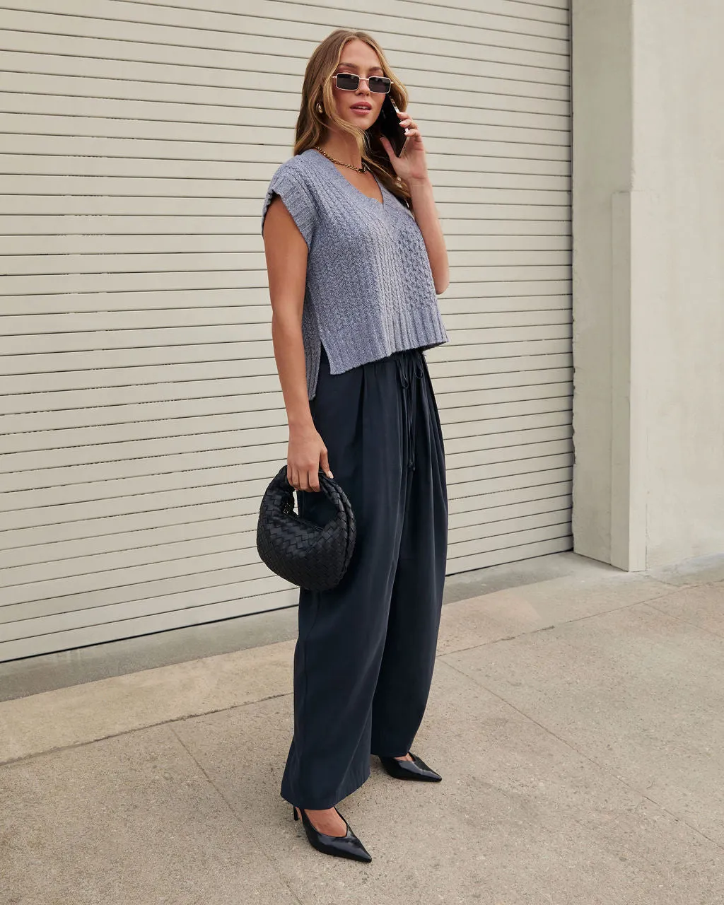 Marlah Pleated Drawstring Pants