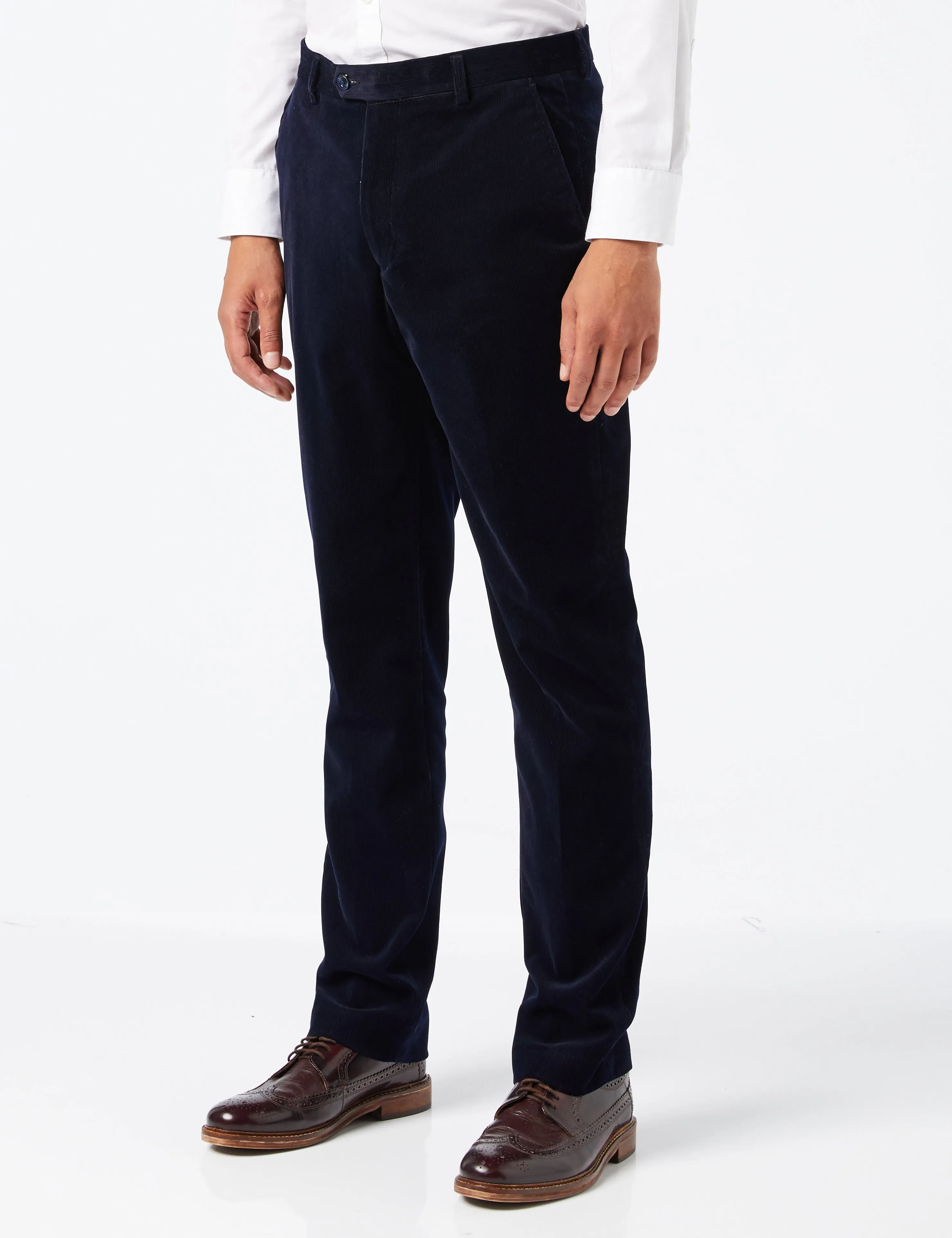 MATTHEW – NAVY CORDUROY DOUBLE BREASTED SUIT