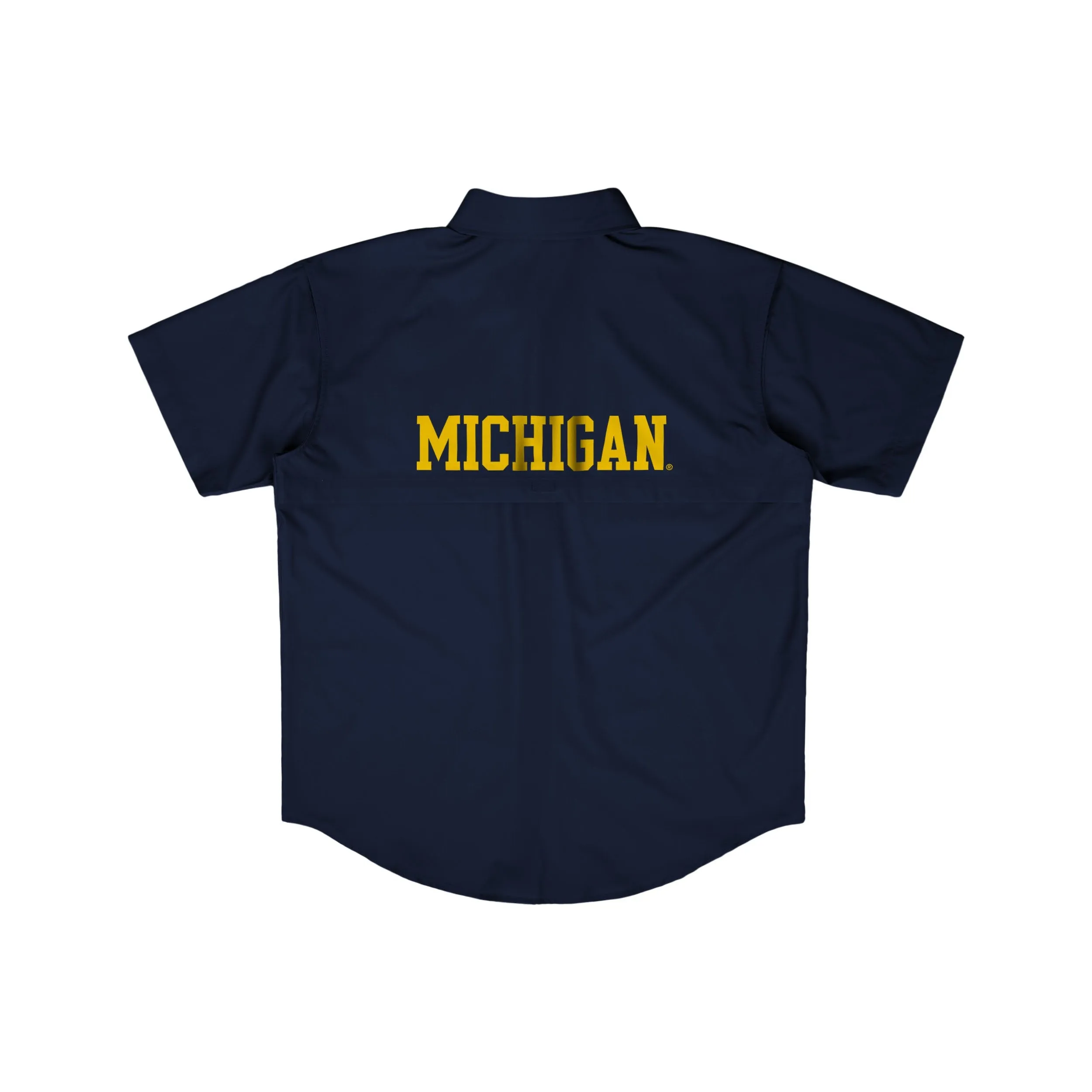 Michigan Wolverines NCAA Mens Gone Fishing Shirt