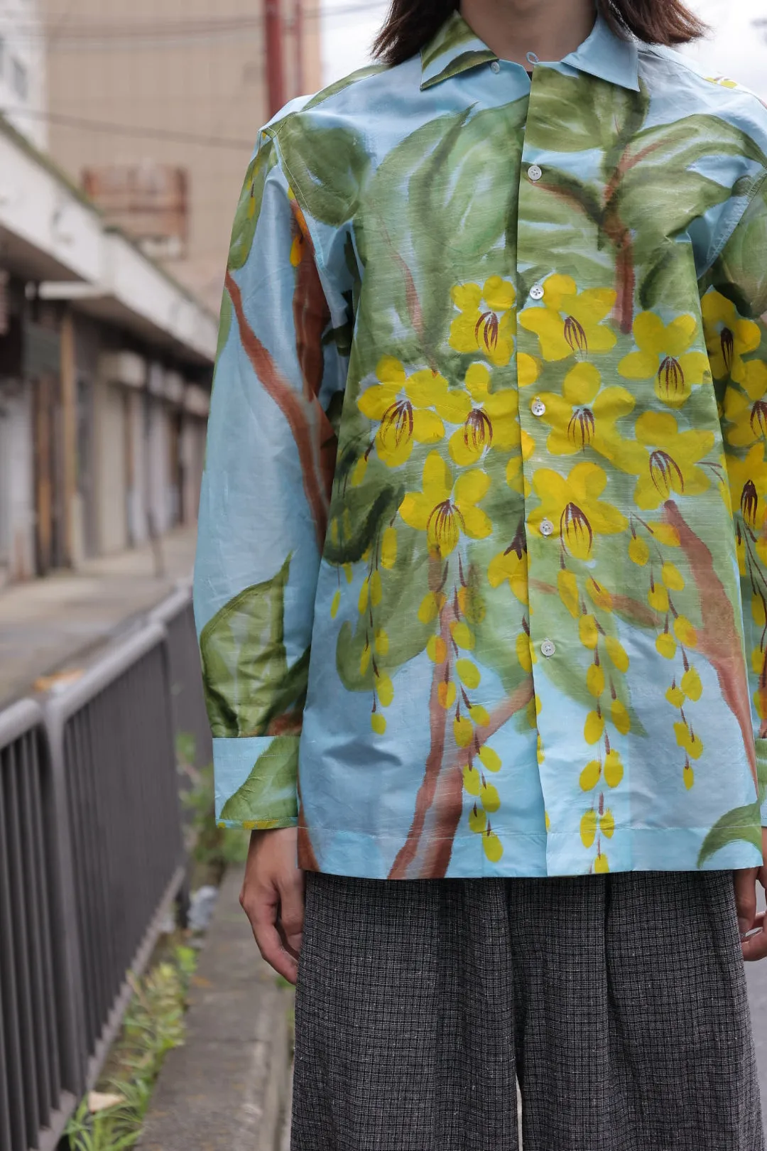 Paint Silk Shirts