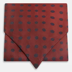 Red Dot Silk Cravat