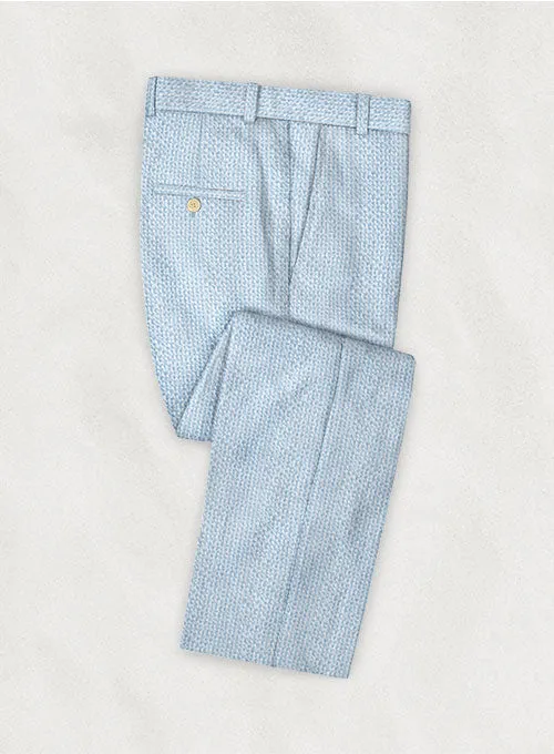 Solbiati Gingham Light Blue Seersucker Suit