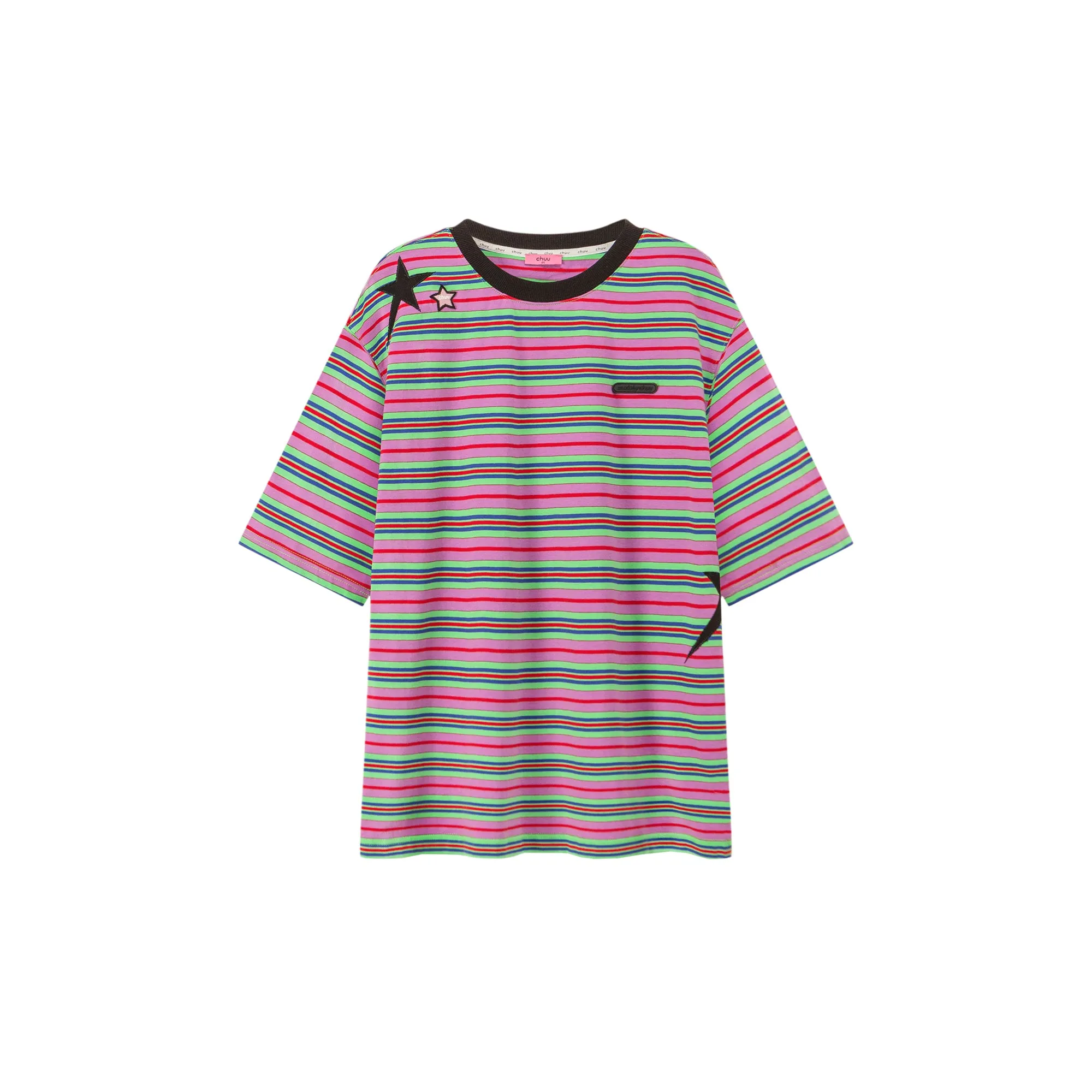 Star Striped Loose Fit T-Shirt