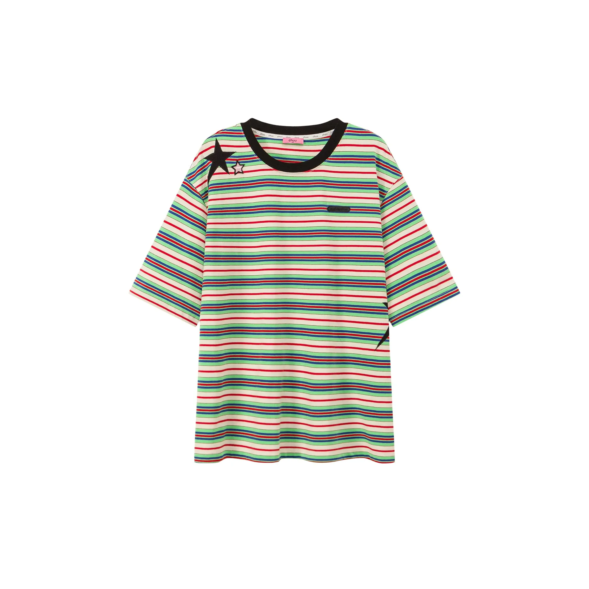 Star Striped Loose Fit T-Shirt