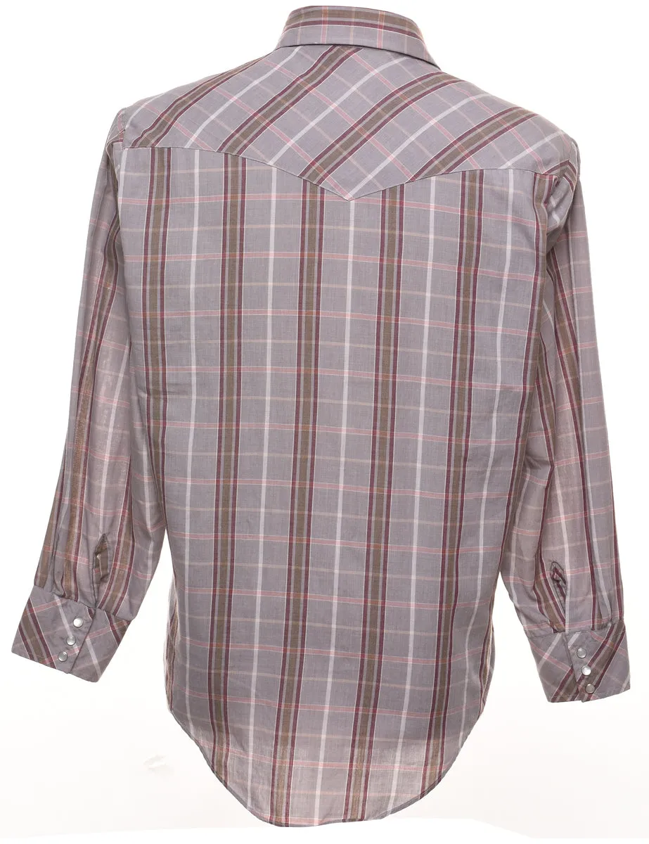 Striped Western Shirt - L