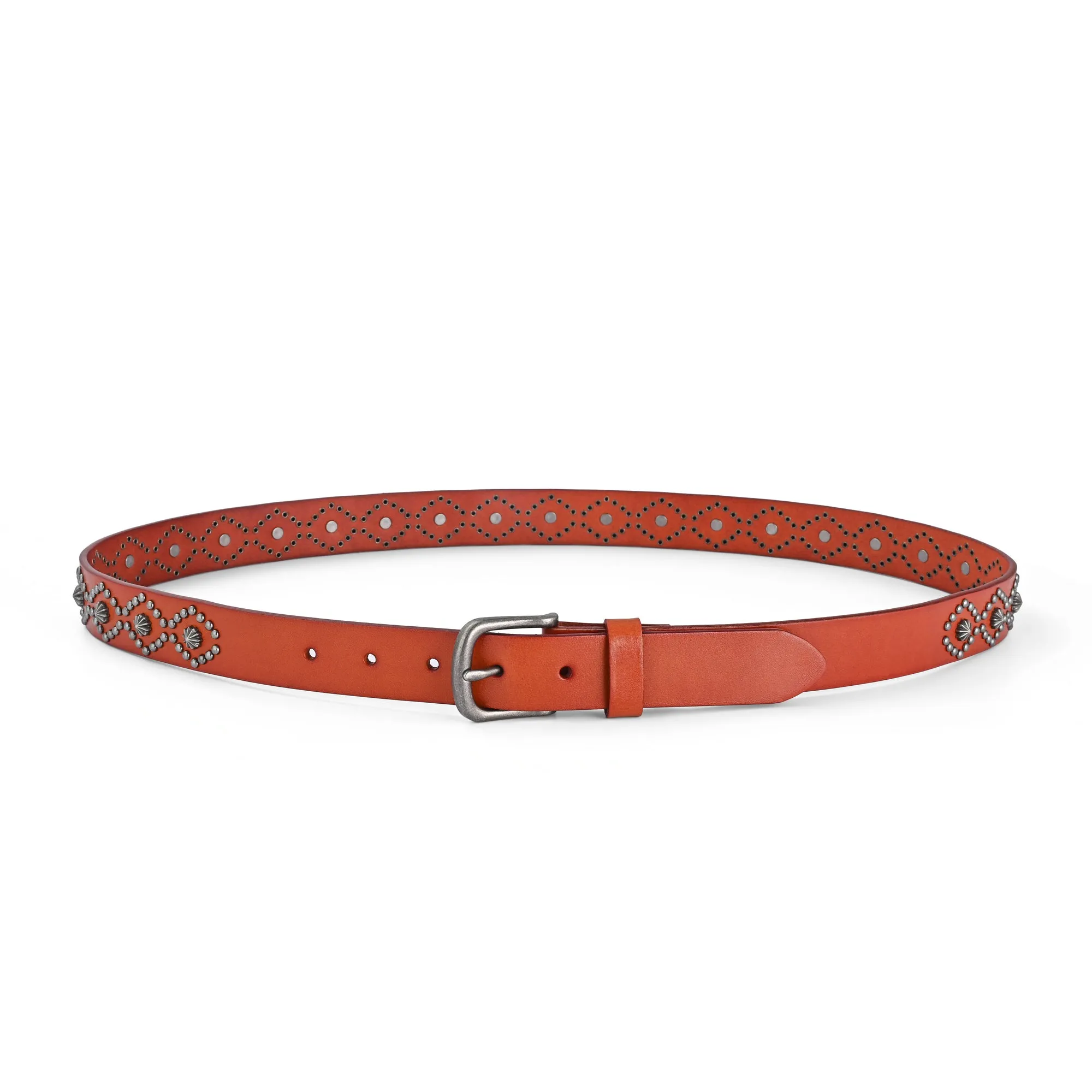 Sunburst Leather Belt