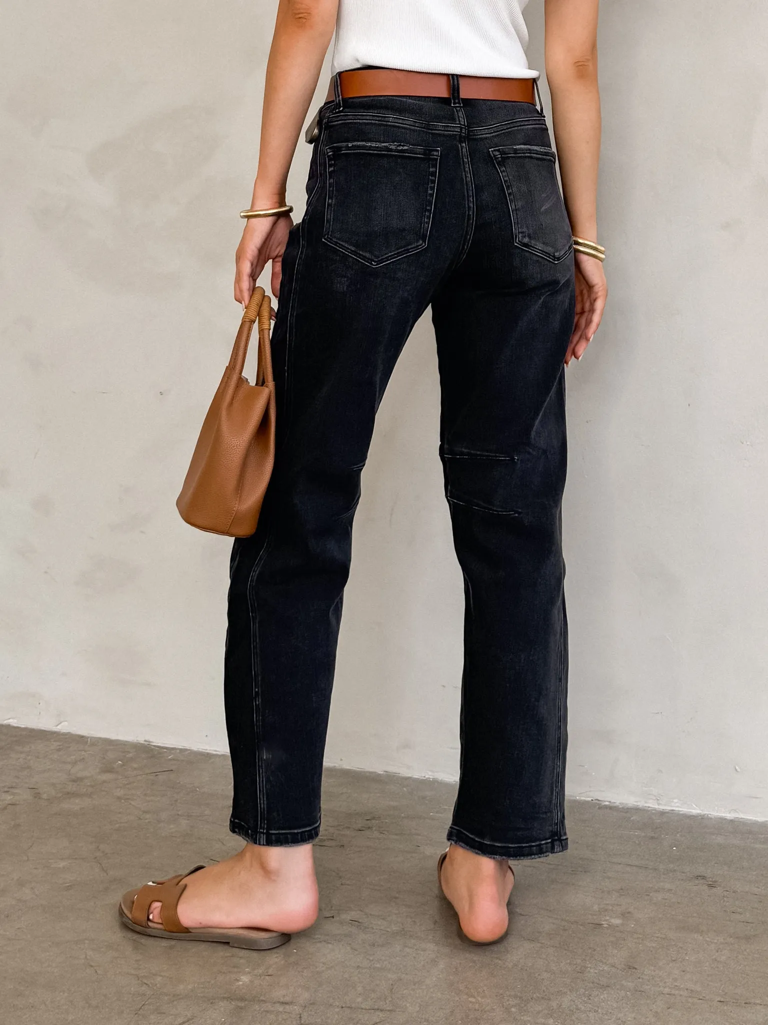 Sweet Relief Ankle Barrel Jeans