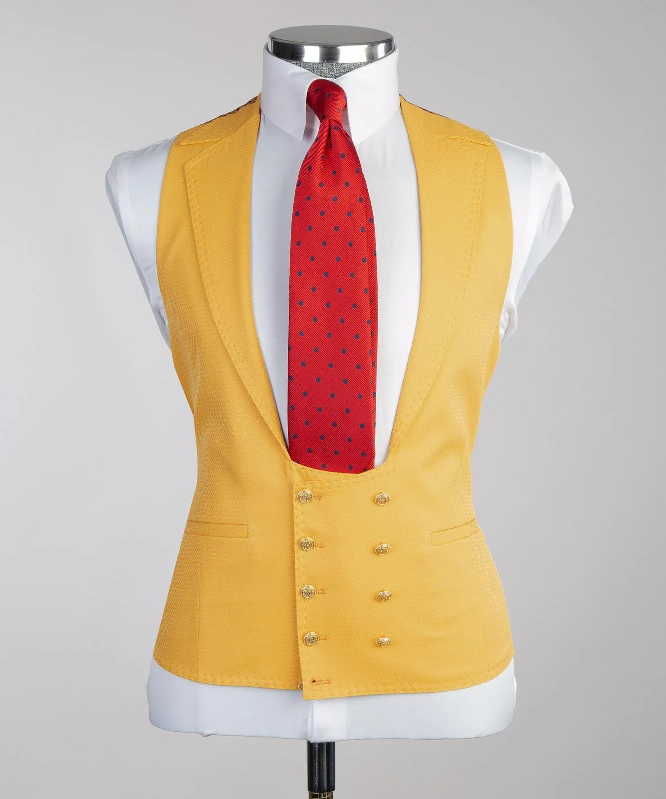 Three Piece Yellow Suit