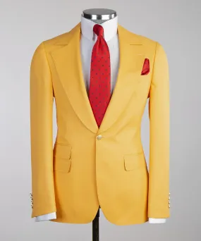 Three Piece Yellow Suit