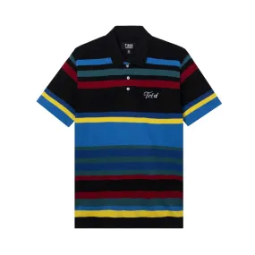 Tired Skate Striped Polo - Multi